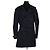 The Kooples Abrigo de algodón negro