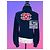 Chanel CC Apres Ski Teddy Bomberjacke 34 FR Marineblau - Ansicht 9
