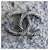 Spilla Chanel CC Argentata Argento Metallico - vista 4