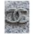 Spilla Chanel CC Argentata Argento Metallico - vista 6