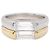 Autre Marque Anello due ori, diamanti baguette.