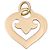 O.J. Perrin Pendentif O.J.Perrin, "Coeur Légendes", or jaune. - Ansicht 2