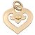 O.J. Perrin Pendentif O.J.Perrin, "Coeur Légendes", or jaune. - Ansicht 4