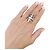 Autre Marque 'Marquise'-Ring aus Gelbgold, Diamanten, Emaille. - view 5