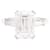 Van Cleef & Arpels solitaire ring, emerald cut diamond 4.01 cts.  - view 1