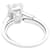 Van Cleef & Arpels solitaire ring, emerald cut diamond 4.01 cts.  - view 4