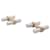 Van Cleef & Arpels cufflinks in yellow gold and steel.  - view 3