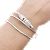 Bracciale Boucheron 'Jack de Boucheron' in oro bianco, diamanti. - vista 9
