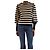 Bellerose Beige und schwarz gestreifter Pullover - Größe UK 6