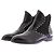 Stivaletti Alaïa in pelle nera con borchie Nero