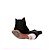 Botines Alaïa de terciopelo negro con tacón transparente - vista 7