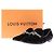 Mocassini Louis Vuitton in camoscio nero con catena - vista 8