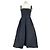 Autre Marque LES MERVEILLEUSES Schwarzes trägerloses Skaterkleid
