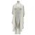 Autre Marque Vestido midi de algodón blanco Charo Ruiz