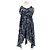Vestido midi de seda estampado azul marino Iro