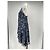Vestido midi de seda estampado azul marino Iro - vista 4