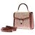 Aspinal Of London Borsa "Midi Mayfair" in rafia e pelle cammello - vista 8