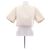 Autre Marque Ecru Kurzarmtop Beige