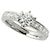 Autre Marque Platin-Diamantring PT900 6.5 Ohne Marke