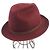 & Other Stories Cappello Fedora in Feltro di Coniglio Borsalino Bordeaux