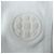 Chaqueta de mezclilla recortada con botones COCO de algodón Chanel con camelia en relieve Blanco - vista 10
