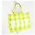 & Other Stories MSGM Logo Gingham Check Tragetasche Hellgrün - Ansicht 2