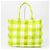 & Other Stories MSGM Logo Gingham Check Tragetasche Hellgrün - Ansicht 3