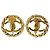 Orecchini Chanel Coco placcati in oro D'oro