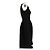 Abito Alaïa in lana nero e marrone - vista 3