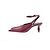 Autre Marque Rote Leder Slingbacks - Ansicht 2