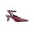 Autre Marque Rote Leder Slingbacks - Ansicht 3