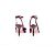 Autre Marque Rote Leder Slingbacks - Ansicht 5