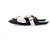Autre Marque Mule "Medusa Strap" nere e bianche Nero - vista 3