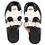 Autre Marque Mule "Medusa Strap" nere e bianche Nero - vista 6
