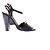 Fendi Schwarze Lederabsatzsandalen - Ansicht 2