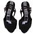 Fendi Schwarze Lederabsatzsandalen - Ansicht 6