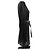 Rick Owens Kimono Larry Negro de Algodón - vista 4