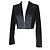 Giacca cropped in velluto Fendi nera 40 donne Nero