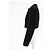Giacca cropped in velluto Fendi nera 40 donne Nero - vista 3