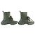 Stivali da pioggia Monogram Arclight Louis Vuitton Khaki Verde Cachi - vista 3