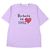 Camiseta de algodón Moncler Genius morada S Púrpura