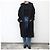 & Other Stories Abrigo de bata con bolsillo de parche Melton doble ATON Air Negro - vista 3