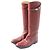 Hermès Hermes Kelly Leder Springstiefel rot 37 Lila