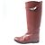 Hermès Hermes Kelly Leder Springstiefel rot 37 Lila - Ansicht 4