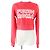Fendi Logo Sweatshirt XXS Rot Baumwolle Mit Seitenreißverschluss