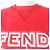 Fendi Logo Sweatshirt XXS Rot Baumwolle Mit Seitenreißverschluss - Ansicht 4