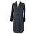 Abrigo largo Chester negro Jil Sander 34 mujeres