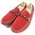 Louis Vuitton Wildleder Slipper 6.5 Rot