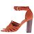 Michel Vivien Terrakotta-Absatzsandalen Orange - Ansicht 3