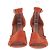 Michel Vivien Terrakotta-Absatzsandalen Orange - Ansicht 4